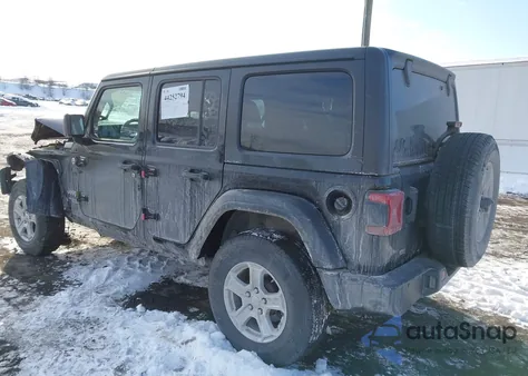 2021 Jeep Wrangler Unlimited Sport S 4X4 from USA, damaged, VIN 1C4HJXDN1MW555427